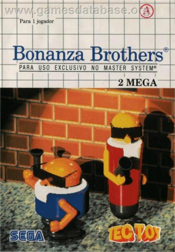 Cover Bonanza Bros for Master System II